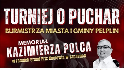 Tczew - Zapasy w Pelplinie - już w najbliższą sobotę Memoriał Kazimierza Polca!