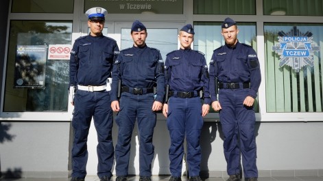 Tczew - Spełnili marzenie o pracy w niebieskim mundurze
