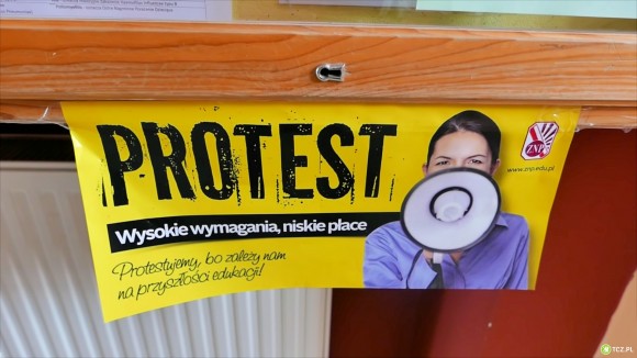 Tczew - Strajk nauczycieli: "Walczymy o godność i szacunek"