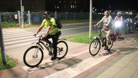 Tczew - Nocny przejazd rowerowy Świetlik