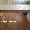 Tczew - Biurko MICKE IKEA białe 142x50cm stan bardzo dobry