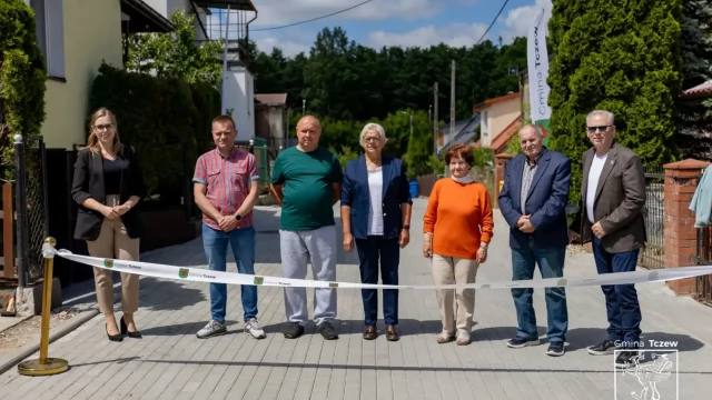 Tczew - Ulica Braterska w Swarożynie po remoncie