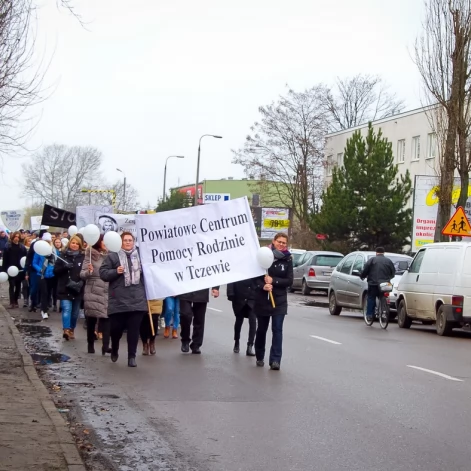 Tczew - Marsz Białej Wstążki 