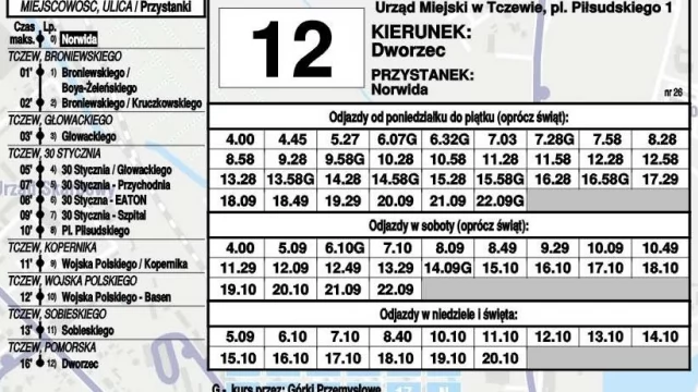 Tczew - Zobacz, według jakiego rozkładu pojadą autobusy Meteora. Jakie zmiany?