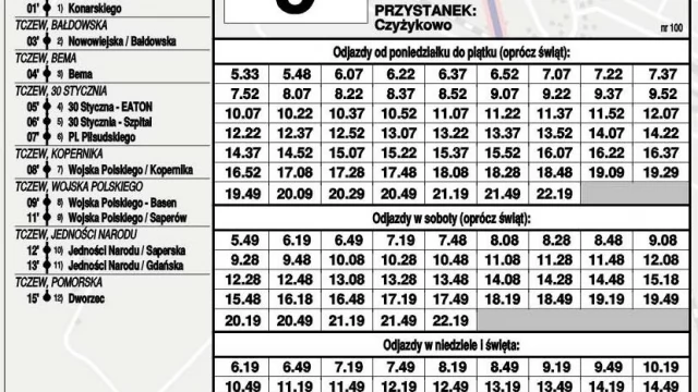 Tczew - Zobacz, według jakiego rozkładu pojadą autobusy Meteora. Jakie zmiany?