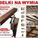 Tczew - belki rustykalne sufitowe maskownice NA WYMIAR drewna fake wood elastyczna deska