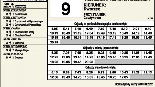 Tczew - Zobacz, według jakiego rozkładu pojadą autobusy Meteora. Jakie zmiany?