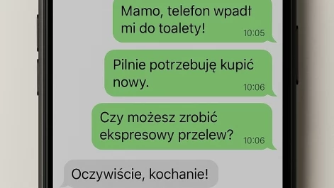 Tczew - Straciła pieniądze, po tym jak dostała wiadomość od fałszywego syna