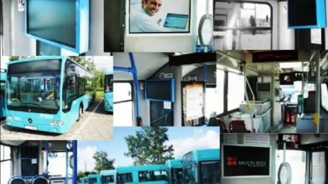 Tczew - Reklama w Autobusie na Linii 50