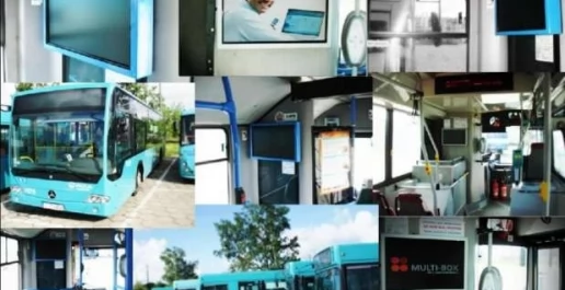 Tczew - Reklama w Autobusie na Linii 50