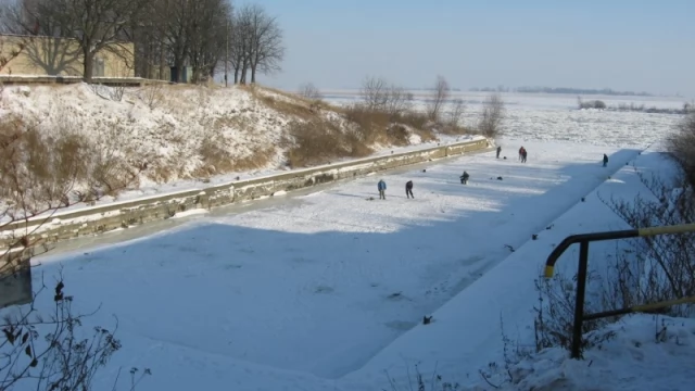 Tczew - Zima nad Wisłą 2010