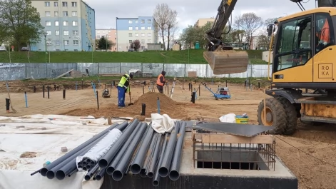 Tczew - Budują wodny plac zabaw