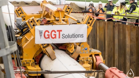 Tczew - Gazociąg Gardeja-Kolnik: rekordowy przewiert pod Wisłą