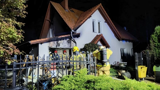 Tczew - Pożar w Rokitkach. W akcji siedem zastępów straży