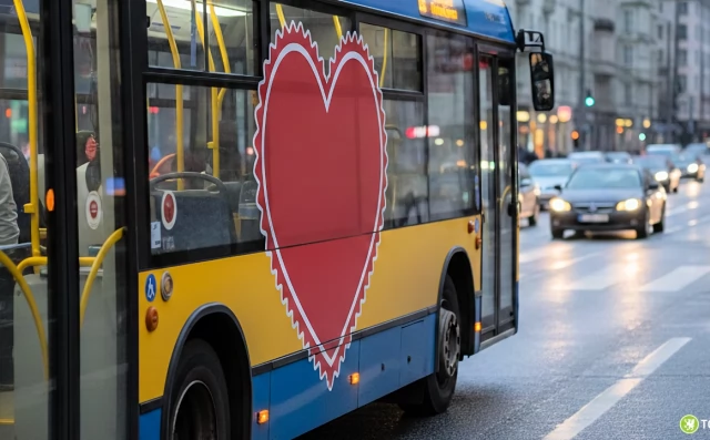 Tczew - Walentynkowy autobus wyjedzie na ulice Tczewa
