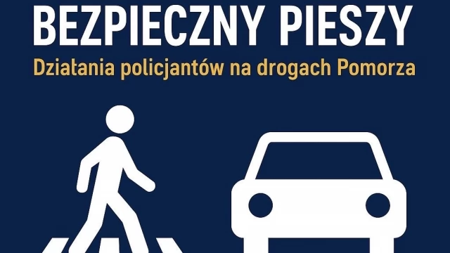 Tczew - "Bezpieczny pieszy". Policjanci prowadzą działania na drogach