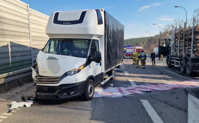 Tczew - Poważny wypadek na DK90. Dwie osoby ranne