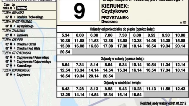 Tczew - Zobacz, według jakiego rozkładu pojadą autobusy Meteora. Jakie zmiany?