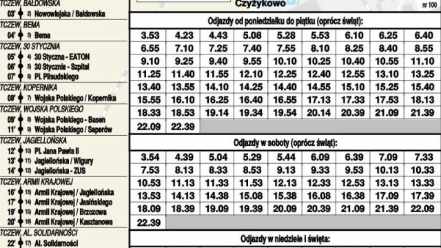 Tczew - Zobacz, według jakiego rozkładu pojadą autobusy Meteora. Jakie zmiany?