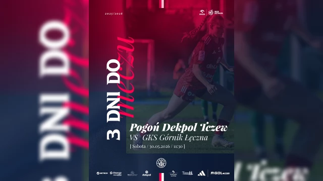 Tczew - KS Pogoń Dekpol Tczew zakończy sezon meczem z GKS Górnik Łęczna