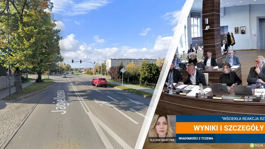 Tczew - Ulica Jagiellońska. Miasto wybuduje drogę rowerową