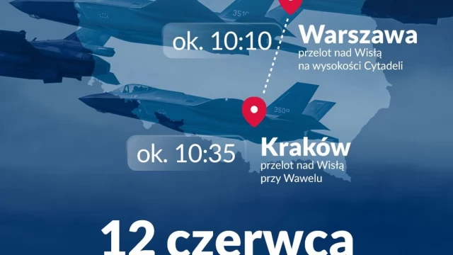 Tczew - Rajd F-35 nad Polską. Przelecą w okolicy Tczewa?