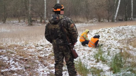 Tczew - Strzelby kontra aparaty. Aktywiści blokowali polowanie pod Tczewem