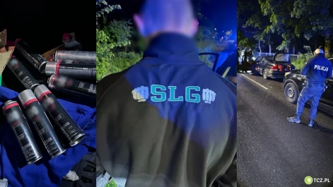 Tczew - Pseudokibice nie zdążyli - szybka reakcja policjantów zapobiegła wandalizmowi