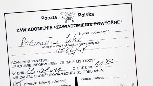 Tczew - Nie było awiza, listu też nie...