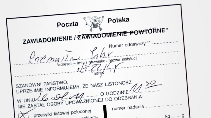 Tczew - Nie było awiza, listu też nie...