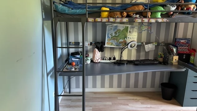 Tczew - Łóżko piętrowe z biurkiem IKEA