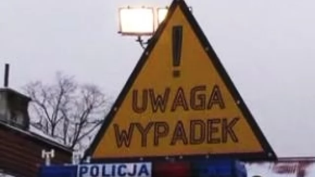 Tczew - Wypadek na ul. Gdańskiej - jedna osoba ranna