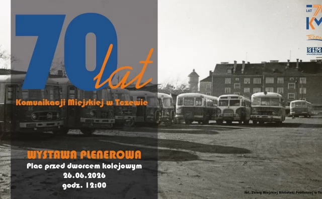 Tczew - Wystawa plenerowa o historii komunikacji miejskiej w Tczewie