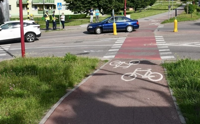 Tczew - Nie ustąpiła pierwszeństwa rowerzyście. 50-latek trafił do szpitala