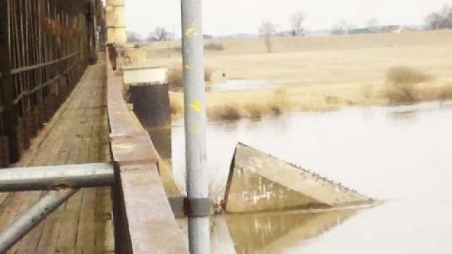 Tczew - Wisła osiągnęła stan ostrzegawczy
