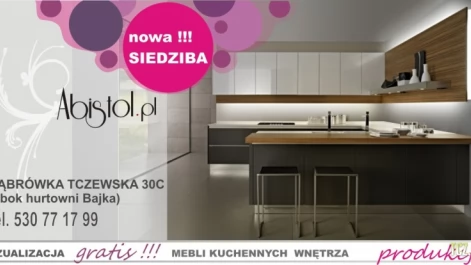 Tczew - ABISTOL meble kuchenne,łazienkowe,szafy,projektowanie wnętrz