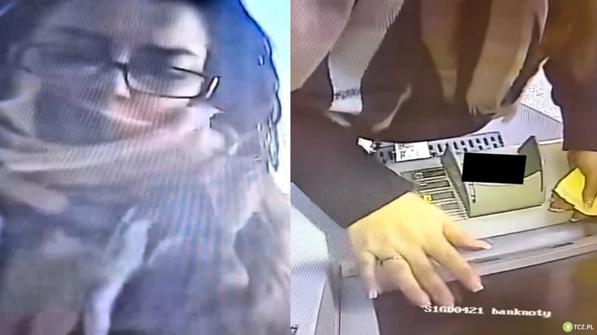 Tczew - Policjanci poszukują kobiety mogącej mieć związek z kradzieżą portfela i wypłatami z bankomatu [WIDEO]