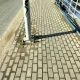 Tczew - Pomniejszone chodniki przez lampy w Rokitkach
