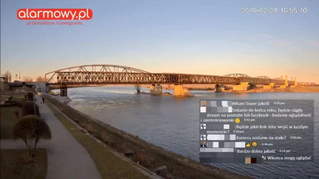 Tczew - Most Tczewski można podglądać online. Będzie też timelapse z remontu