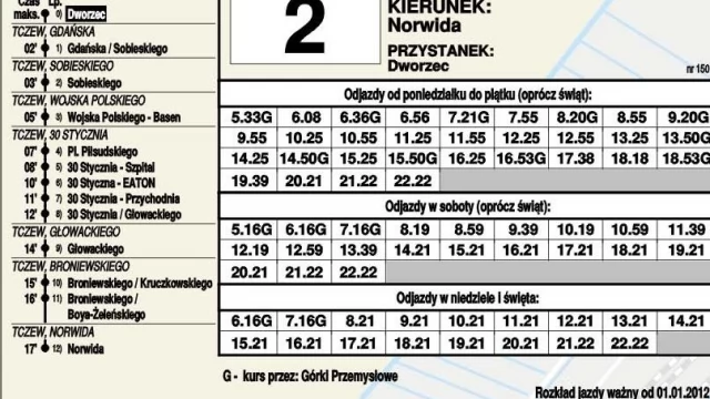 Tczew - Zobacz, według jakiego rozkładu pojadą autobusy Meteora. Jakie zmiany?
