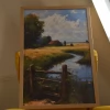 Tczew - Obraz na płótnie 64×94 cm - druk olejny w ramie