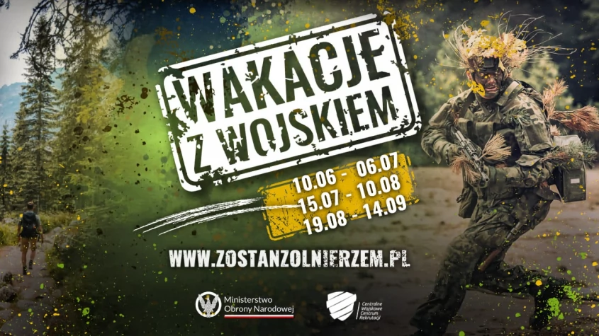 Tczew - Startuje nabór na letnie szkolenia "Wakacje z wojskiem 2"