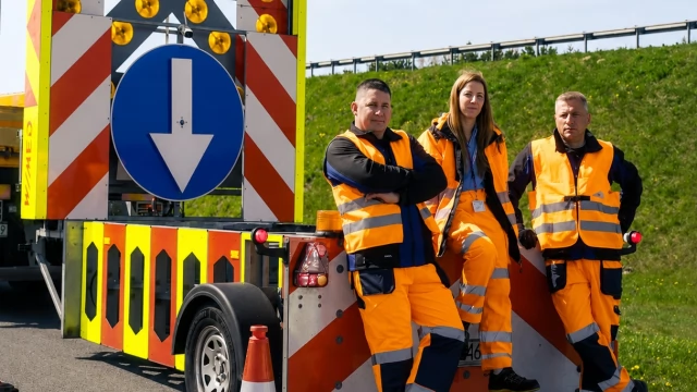 Tczew - To Twoi ludzie. Pracują dla Ciebie. Kampania bezpieczeństwa na A1