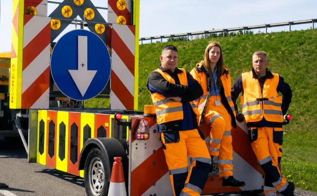 Tczew - To Twoi ludzie. Pracują dla Ciebie. Kampania bezpieczeństwa na A1