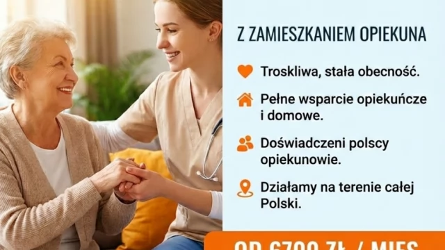 Tczew - Oferujemy całodobową opiekę seniora z zamieszkaniem / Firma