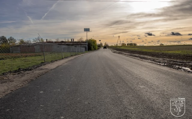 Tczew - Droga w Maleninie gotowa