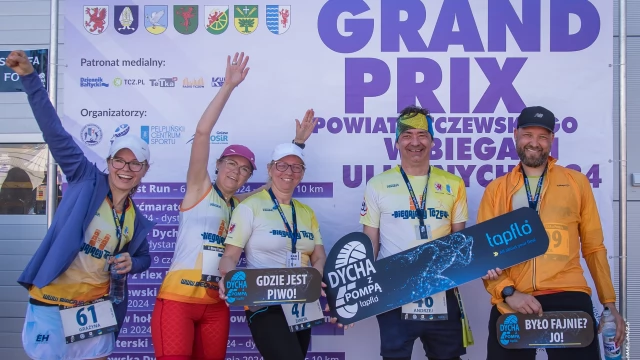 Tczew - Bieg Tapflo - Dycha z pompą. Ponad 200 biegaczy na mecie