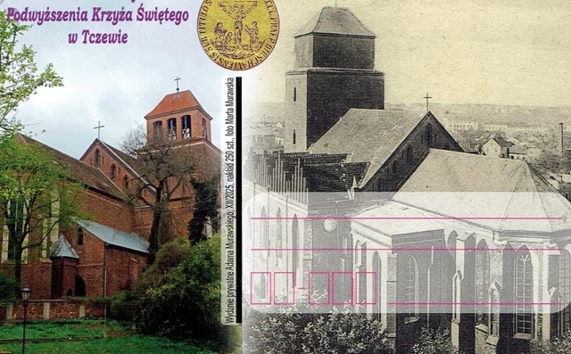 Tczew - Fara na znaczkach i kartkach z okazji 800-lecia