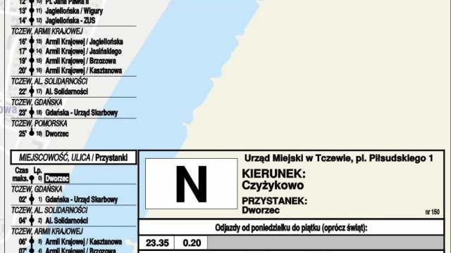 Tczew - Zobacz, według jakiego rozkładu pojadą autobusy Meteora. Jakie zmiany?