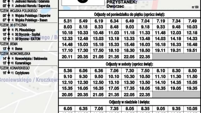 Tczew - Zobacz, według jakiego rozkładu pojadą autobusy Meteora. Jakie zmiany?